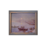 Ganges River at Dawn: homage to Monet's, 'Impression Sunrise' (2018)