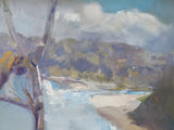 A cold afternoon over Kingston beach, seen from the Alum Trail