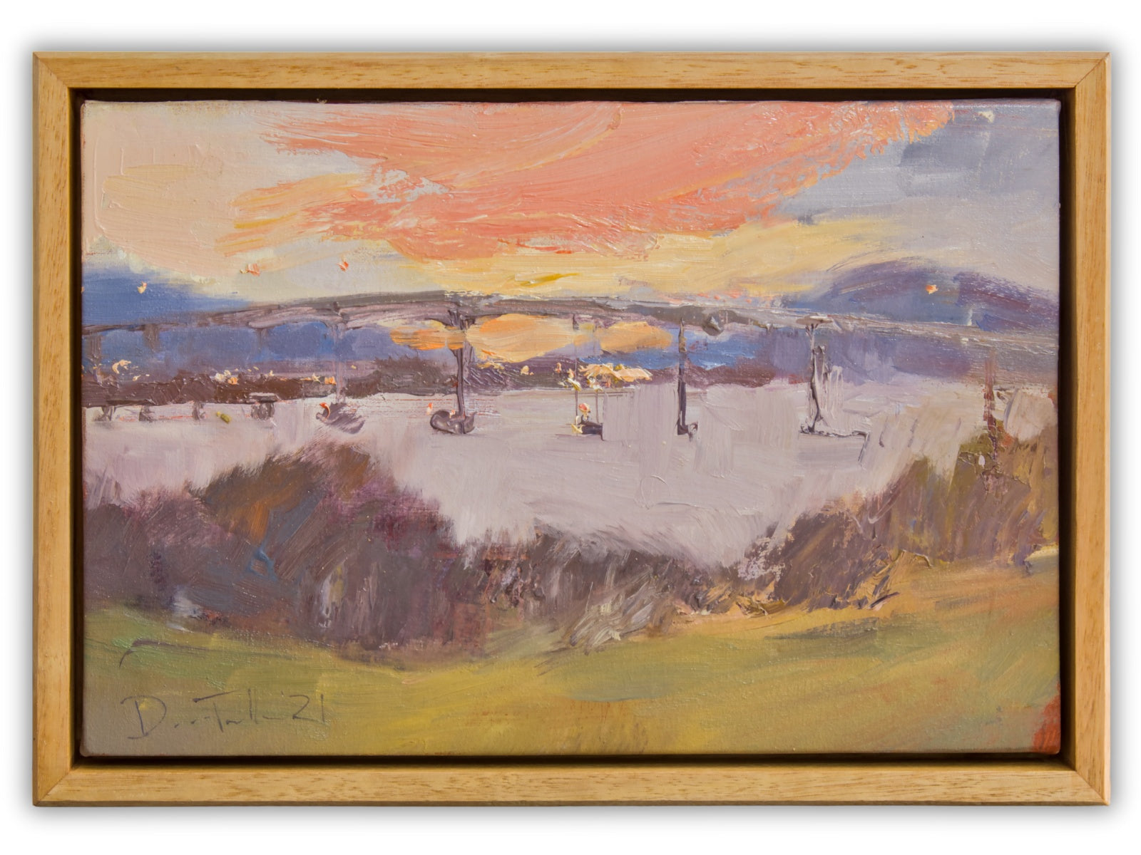 Spring Sunset, Tasman Bridge (2021)